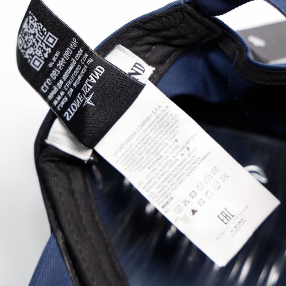 stone island box logo embroidered brim hat - Picture 6 of 7